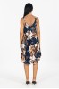 ΦΟΡΕΜΑ FLORAL MIDI ΑΜΑΝΙΚΟ  VISCOSE