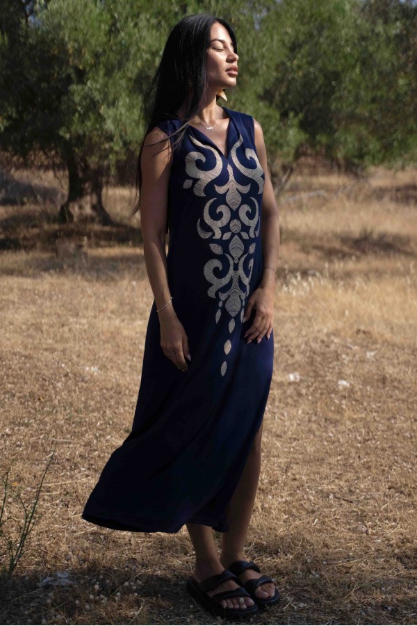 ΦΟΡΕΜΑ VISCOSE BAMBOO ΑΜΑΝΙΚΟ ΜΕ ΤΥΠΩΜΑ