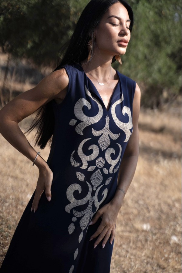 ΦΟΡΕΜΑ VISCOSE BAMBOO ΑΜΑΝΙΚΟ ΜΕ ΤΥΠΩΜΑ