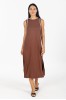 ΦΟΡΕΜΑ AMANIKO VISCOSE BAMBOO ΜΕ ΤΡΕΣΑ