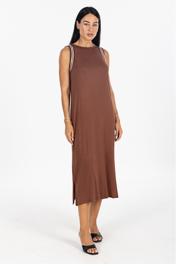 ΦΟΡΕΜΑ AMANIKO VISCOSE BAMBOO ΜΕ ΤΡΕΣΑ