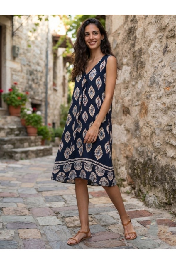 ΦΟΡΕΜΑ MIDI ΑΜΑΝΙΚΟ ETHNIC ΜΟΤΙΒΟ