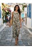 ΦΟΡΕΜΑ VISCOSE AMANIKO ME MOTIBO ΓΕΩΜΕΤΡΙΚΟ ΣΧΕΔΙΟ