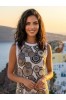 ΦΟΡΕΜΑ VISCOSE AMANIKO ME MOTIBO ΓΕΩΜΕΤΡΙΚΟ ΣΧΕΔΙΟ