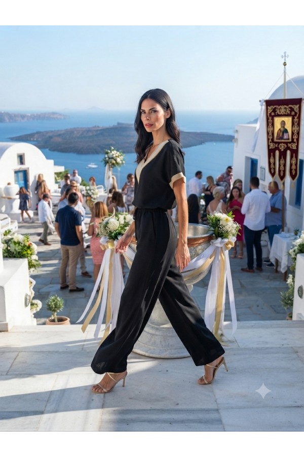 ΣΕΤ  (ΜΠΟΥΖΑ-ΠΑΝΤΕΛΟΝΑ) JUMPSUIT LOOK