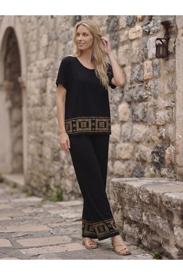 ΣΕΤ VISCOSE BAMBOO ΕΛΑΣΤΙΚΟ ΜΕ ΤΥΠΩΜΑ