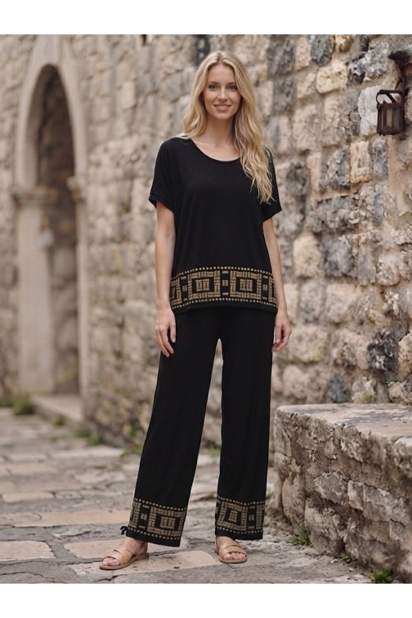 ΣΕΤ VISCOSE BAMBOO ΕΛΑΣΤΙΚΟ ΜΕ ΤΥΠΩΜΑ