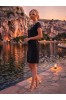 ΦΟΡΕΜΑ MIDI  LINEN LOOK ME ΤΥΠΩΜΑ