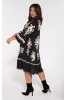 ΦΟΡΕΜΑ MIDI VISCOSE  ΒΕ ΑΝΕΤΗ ΓΡΑΜΜΗ