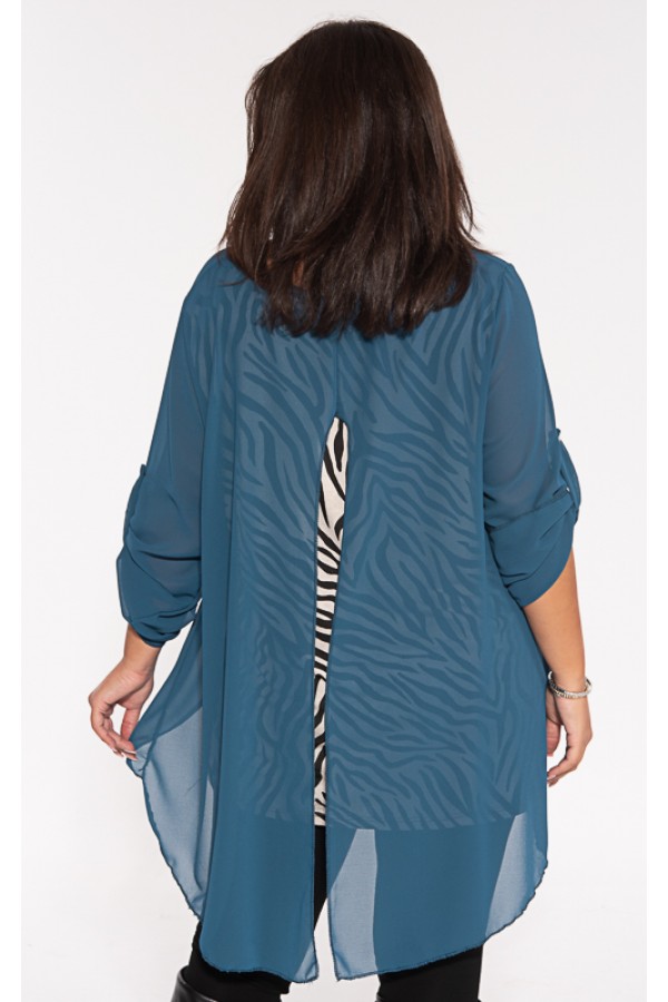 ΜΠΛΟΥΖΑ ΜΟΥΣΕΛΙΝΑ ΜΕ ΕΣΩΤΕΡΙΚΟ VISCOSE