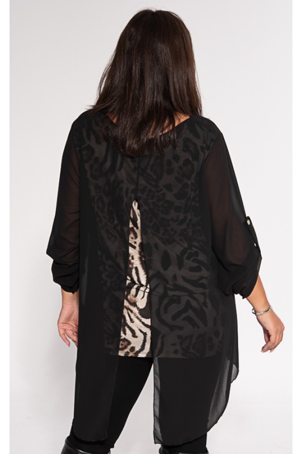 ΜΠΛΟΥΖΑ ΜΟΥΣΕΛΙΝΑ ΜΕ ΕΣΩΤΕΡΙΚΟ VISCOSE