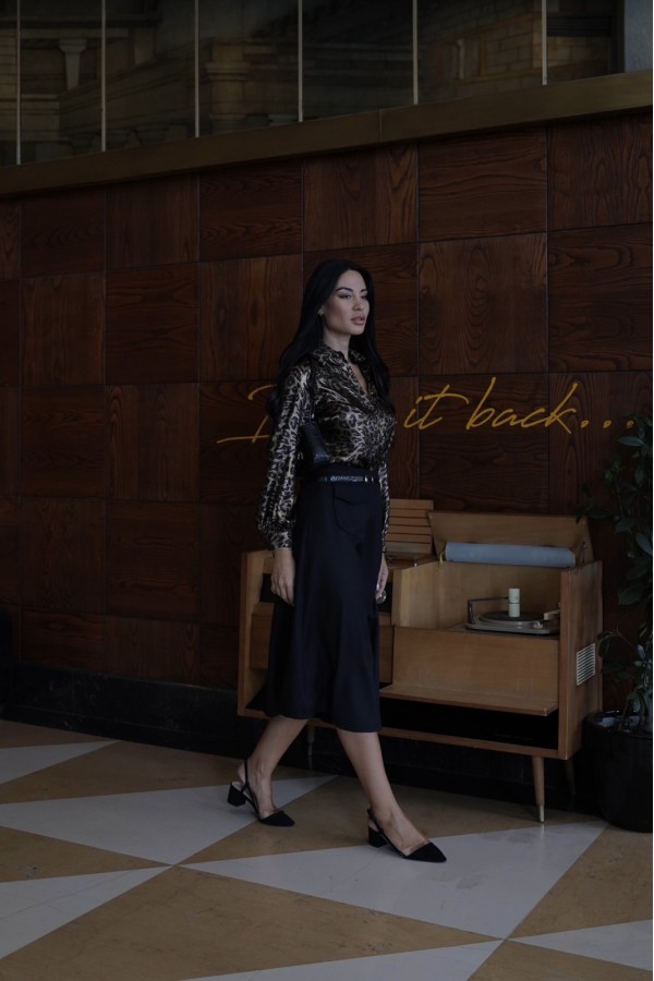 ΠΟΥΚΑΜΙΣΟ LEOPAR SHINE LOOK