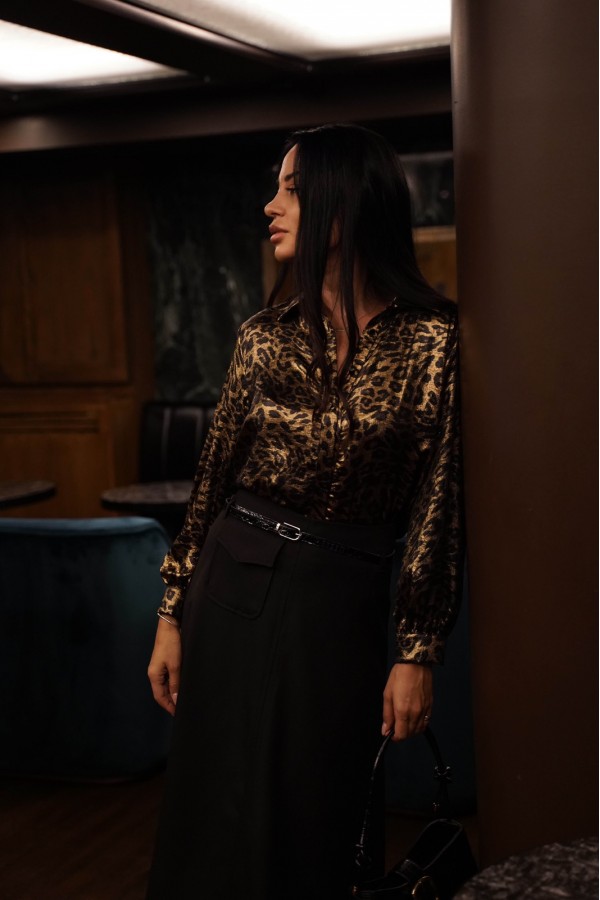 ΠΟΥΚΑΜΙΣΟ LEOPAR SHINE LOOK