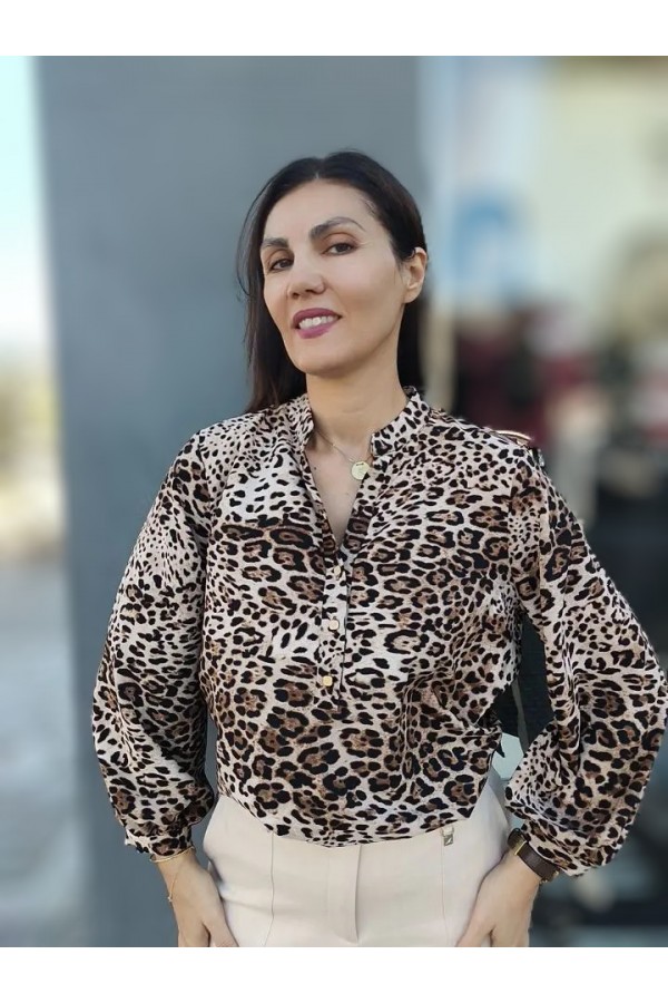 ΜΠΛΟΥΖΑ ANIMAL ΜΕ ΜΑΟ ΓΙΑΚΑ ΚΑΙ ΚΟΥΜΠΙ