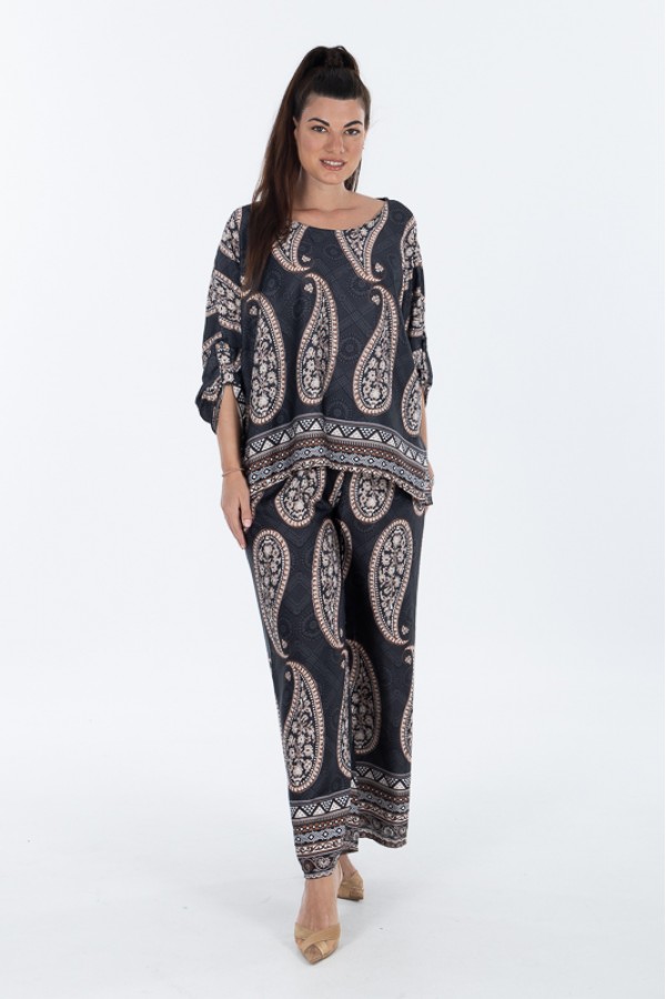 ΣΕΤ ΣΑΤΕΝ ΜΕ ΣΧΕΔΙΟ PAISLEY