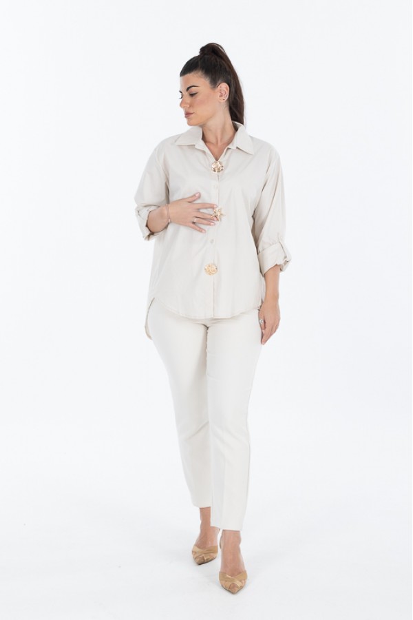 ΠΟΥΚΑΜΙΣΟ ΒΑΜΒΑΚΕΡΟ ΜΕ ΑΓΚΡΑΦΕΣ
