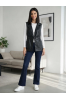 ΓΙΛΕΚΟ  FAUX-LEATHER ΜΕ ΛΑΣΤΙΧΟ ΣΤΗΝ ΜΕΣΗ