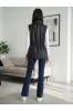 ΓΙΛΕΚΟ  FAUX-LEATHER ΜΕ ΛΑΣΤΙΧΟ ΣΤΗΝ ΜΕΣΗ
