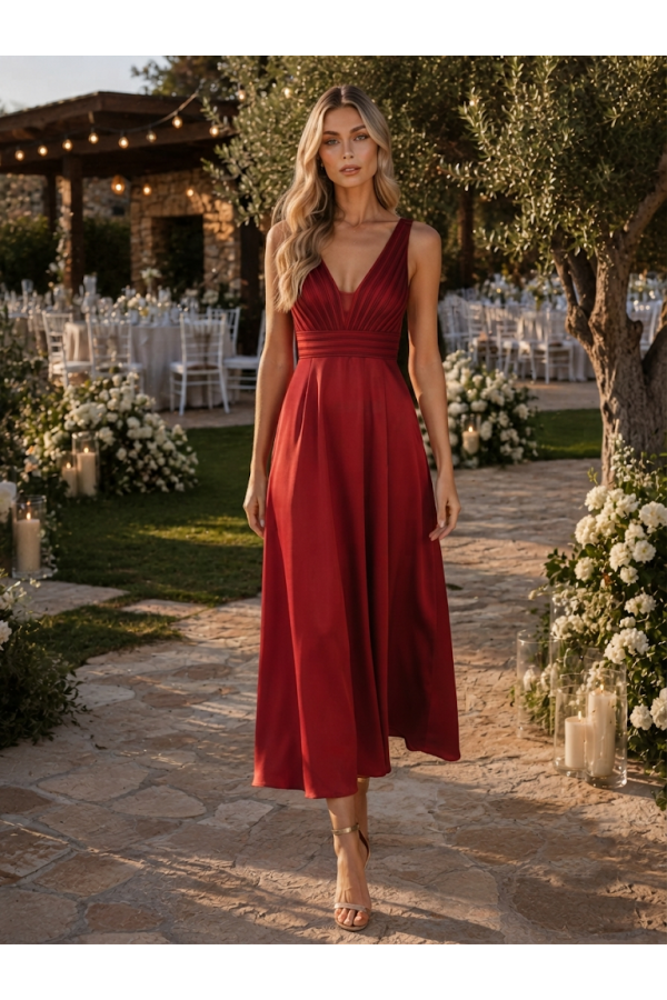 ΦΟΡΕΜΑ ΜΑΧΙ SATIN LOOK