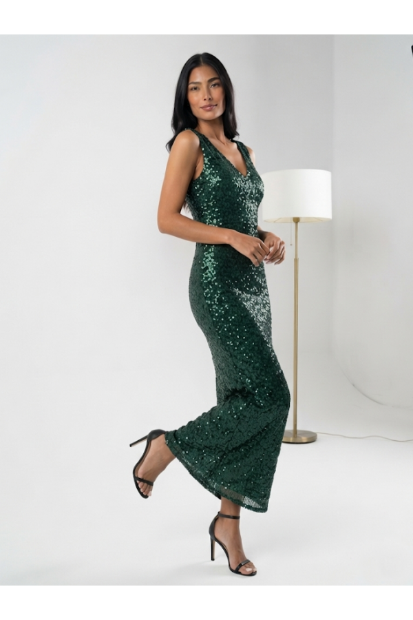 ΦΟΡΕΜΑ ΜΑΞΙ ΜΕ ΠΑΓΙΕΤΑ ΕΦΑΡΜΟΣΤΗ ΓΡΑΜΜΗ (BODYCON/PENCIL)