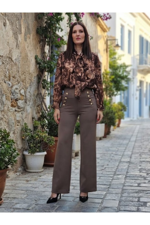 ΠΑΝΤΕΛΟΝΙ SKUBA ΕΛΑΣΤΙΚΟ ΨΗΛΟΜΕΣΟ ΣΕ ΓΡΑΜΜΗ ΕΛΑΦΡΩΣ ΚΑΜΠΑΝΑ