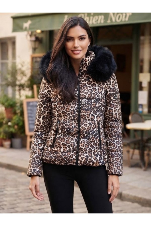 ΜΠΟΥΦΑΝ ANIMAL PRINT ΜΕ ΚΟΥΚΟΥΛΑ