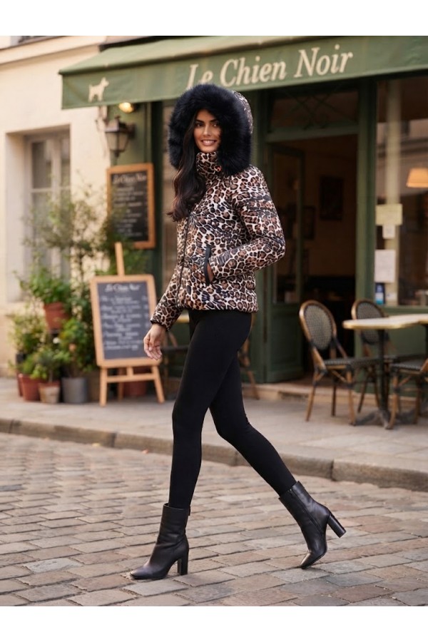 ΜΠΟΥΦΑΝ ANIMAL PRINT ΜΕ ΚΟΥΚΟΥΛΑ