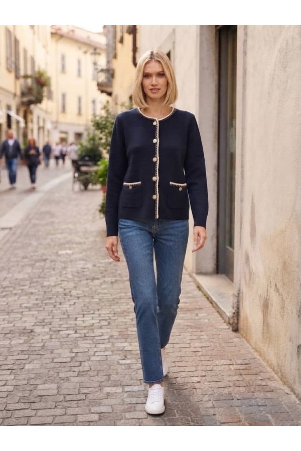 ΖΑΚΕΤΑ ΠΛΕΚΤΗ VISCOSE ΤΥΠΟΥ CHANEL