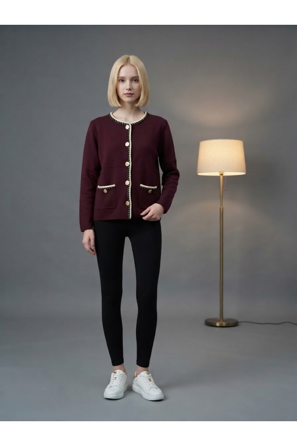 ΖΑΚΕΤΑ ΠΛΕΚΤΗ VISCOSE ΤΥΠΟΥ CHANEL