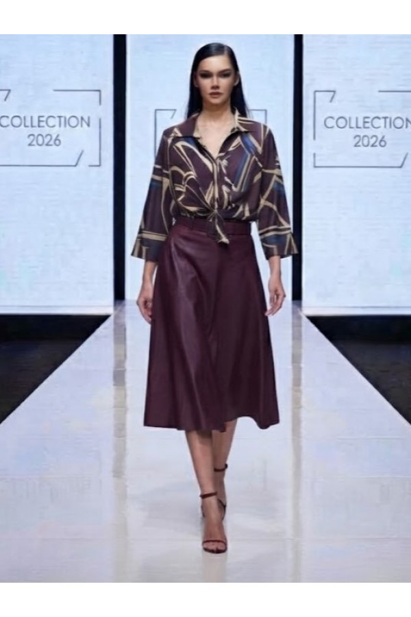 ΦΟΥΣΤΑ FAUX LEATHER ΑΛΦΑ ΓΡΑΜΜΗ