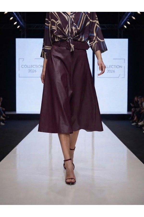 ΦΟΥΣΤΑ FAUX LEATHER ΑΛΦΑ ΓΡΑΜΜΗ