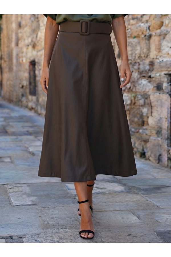 ΦΟΥΣΤΑ FAUX LEATHER ΑΛΦΑ ΓΡΑΜΜΗ