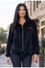 ZAKETA ΒΕΛΟΥΔΙΝΗ ΥΦΗ ΜΕ ΚΟΥΚΟΥΛΑ OVERSIZED