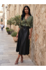 ΜΠΛΟΥΖΑ SATIN LOOK ΒΕ ΜΕ ΚΟΛΙΕ