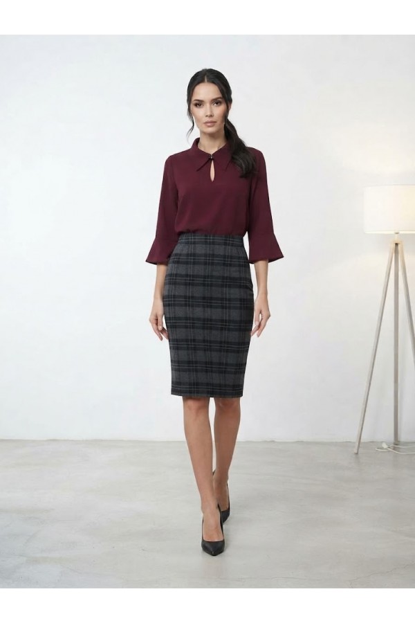 ΦΟΥΣΤΑ ΚΑΡΟ PENCIL OFFICE LOOK