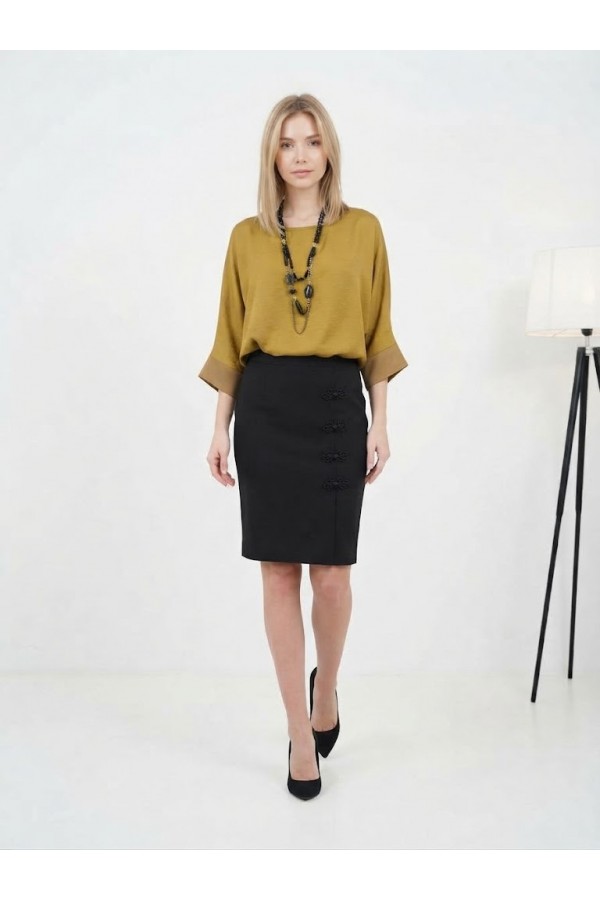 ΦΟΥΣΤΑ ΚΡΕΠ ΨΗΛΟΜΕΣΗ BUSINESS LOOK