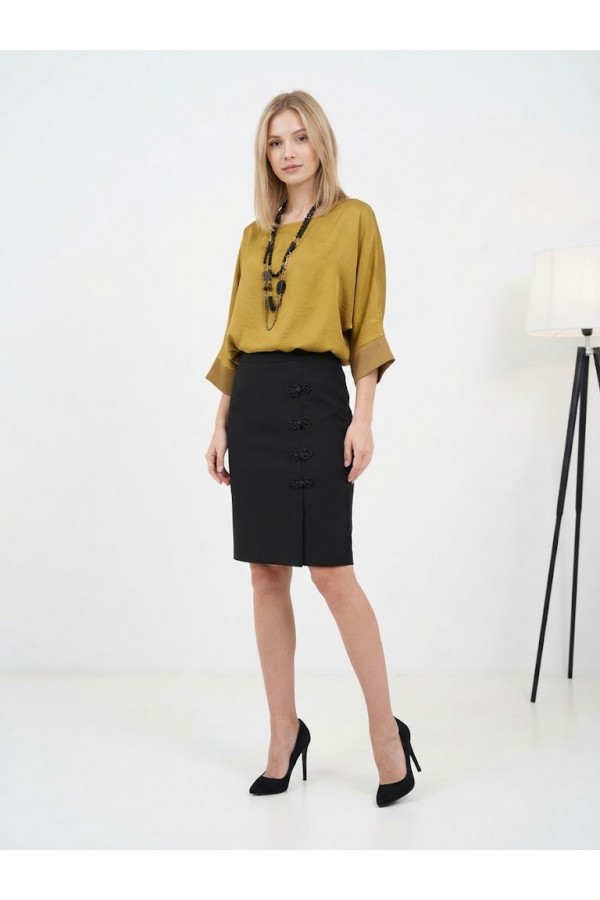 ΦΟΥΣΤΑ ΚΡΕΠ ΨΗΛΟΜΕΣΗ BUSINESS LOOK