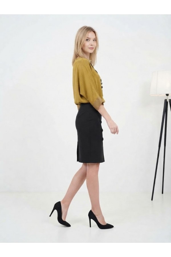 ΦΟΥΣΤΑ ΚΡΕΠ ΨΗΛΟΜΕΣΗ BUSINESS LOOK